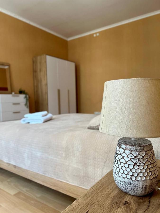 Apartment On Hnatiuka With Parking Lviv Bagian luar foto